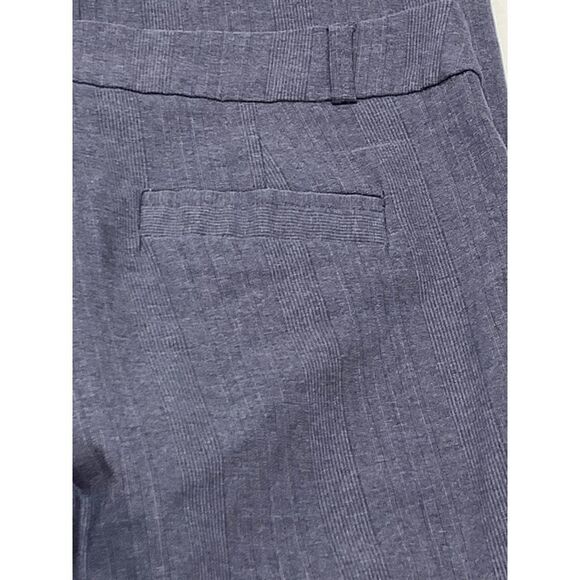 SOHO Flat Front Light Gray Stripe Trouser Size 10 - Picture 5 of 6